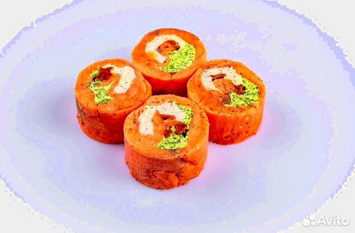 Оптом авторские рулеты из рыбы и морепродуктов