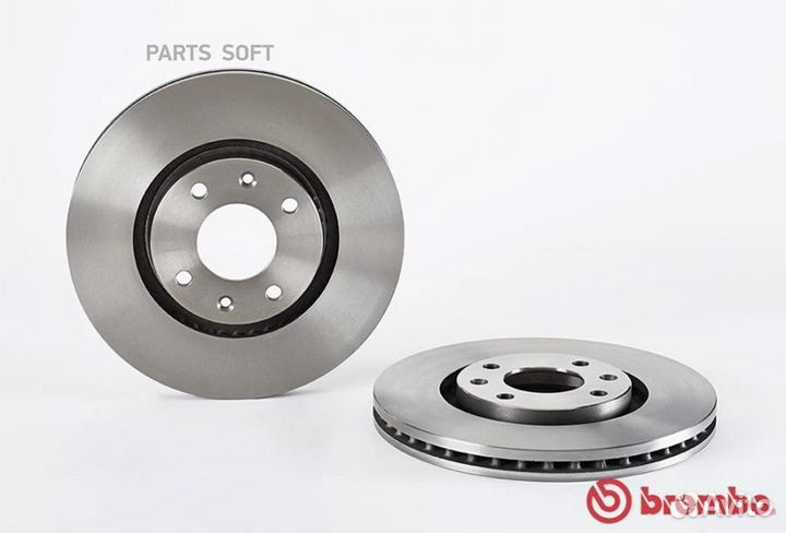 Brembo 09961910 Диск тормозной передний 283mm вент