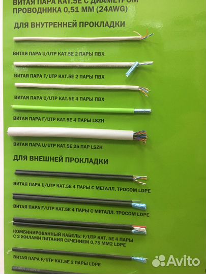 Провод UTP 4х2 и все электротовары