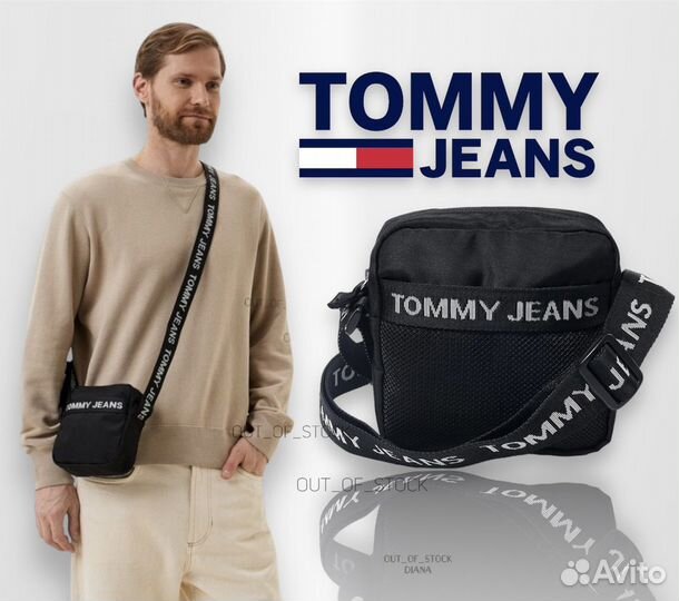 Tommy hilfiger мужская сумка оригинал