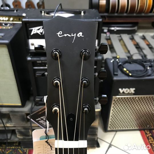 Акустическая гитара дредноут Enya ED-X1+ с чехлом