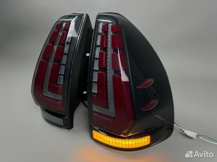 Стопы Toyota Land Cruiser Prado 120 Красные N2425