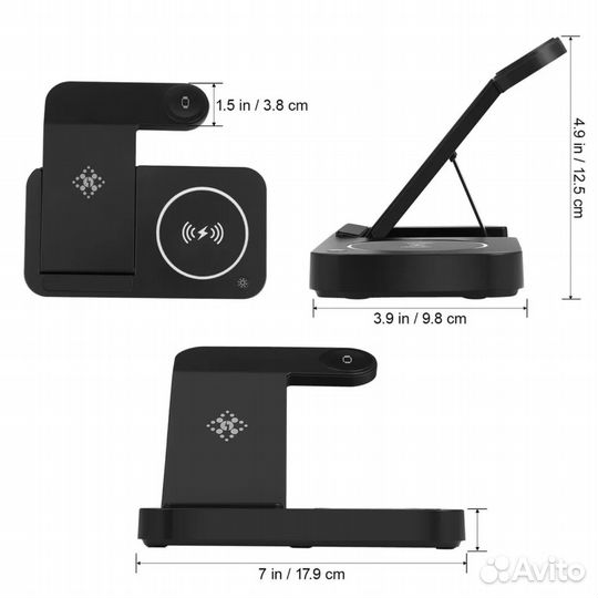 Беспроводная зарядная станция 3в1 сов-мая с Apple