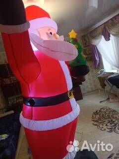 Дед мороз надувной бу