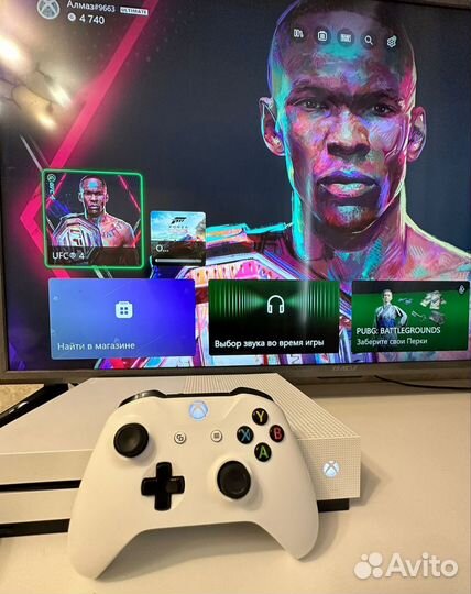 Xbox One S+2 геймпада+450 игр