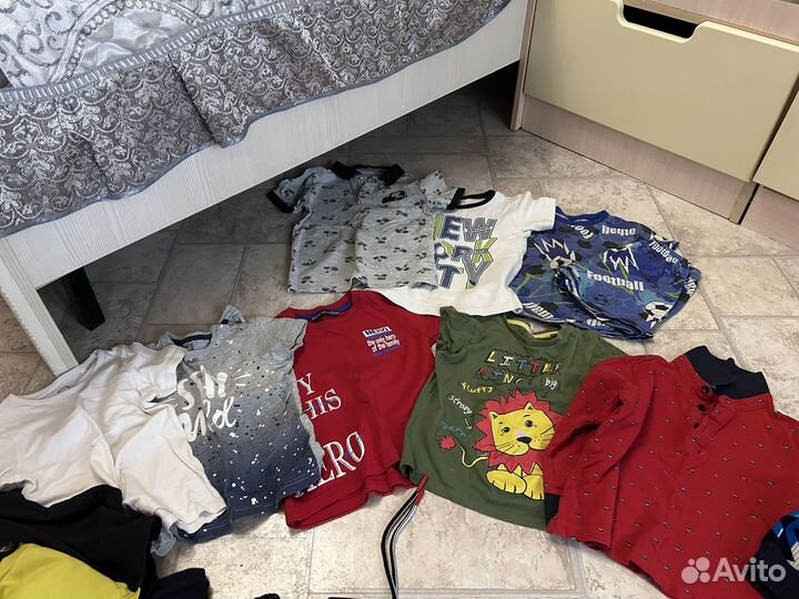 Вещи пакетом на мальчика 92 98