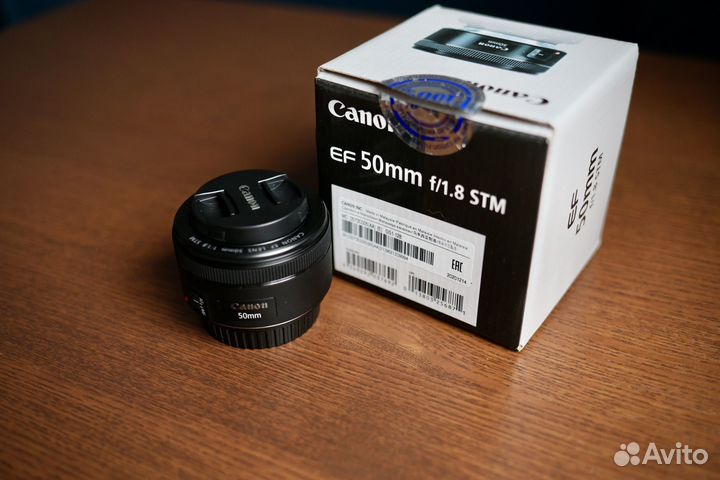 Объектив Canon EF 50 mm 1.8 stm