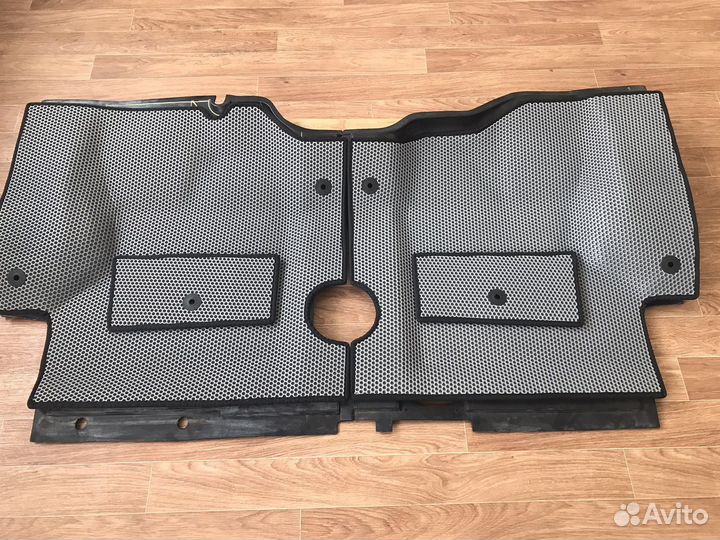 Газель Бизнес ковры Серый с Черным кантом