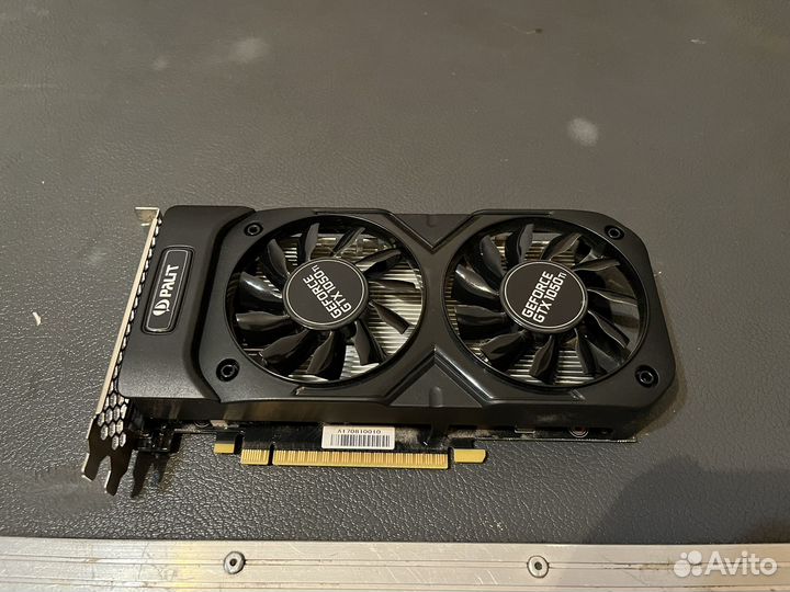 Видеокарта Palit Geforce GTX 1050-Ti 4 gb dual OC