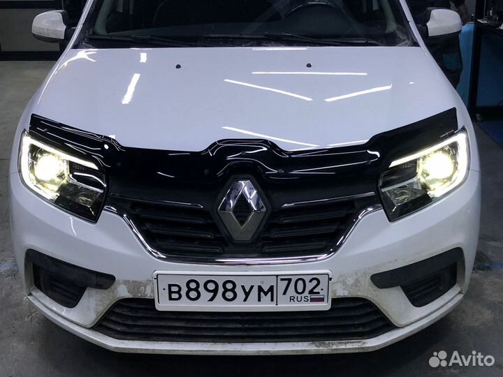 Bi-led линзы Diliht parrot для Renault Logan