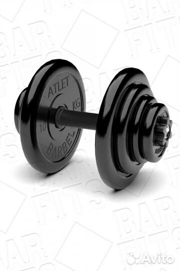 Гантель разборная MB Barbell MB-FdbM-At39 39кг