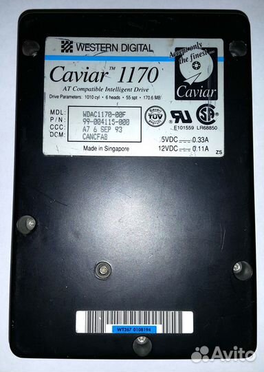 WD Caviar 1170 wdac1170-00F