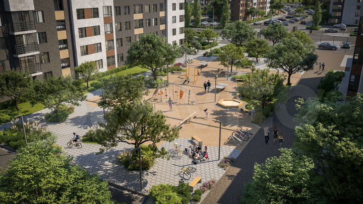 1-к. квартира, 42 м², 4/4 эт.