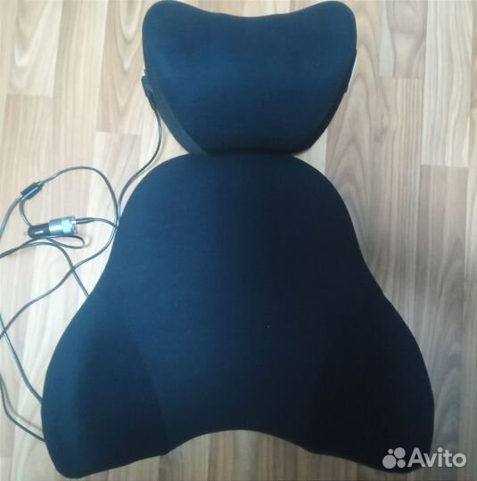 Массажер для шеи и спины в машину 2в1 Вибромассаж