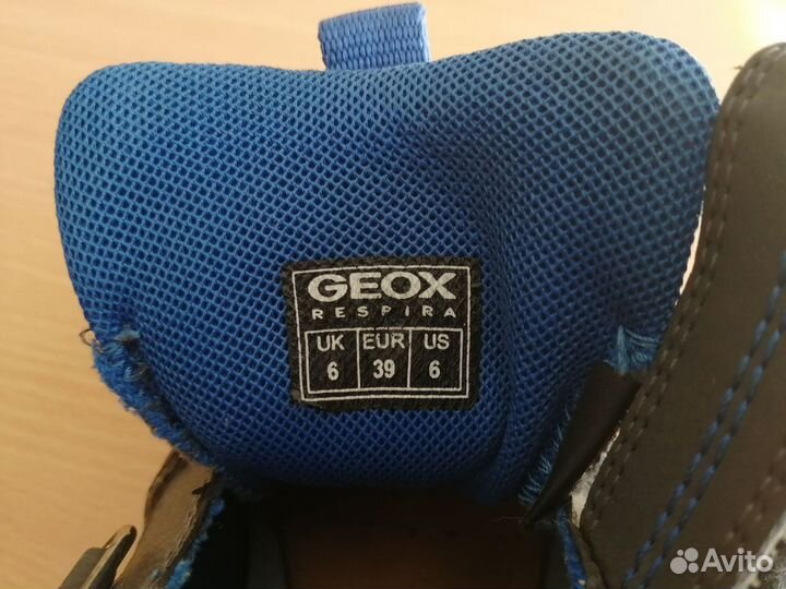 Ботинки Geox EU 39. Стелька 24.5 см