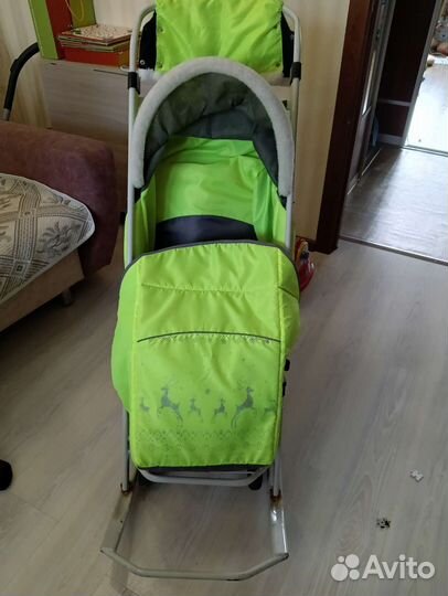 Детские санки коляска
