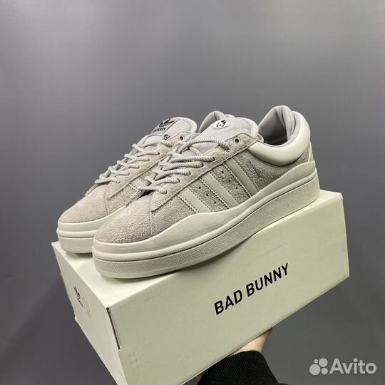 Кроссовки Adidas Campus x Bad Bunny Grey (37-45)