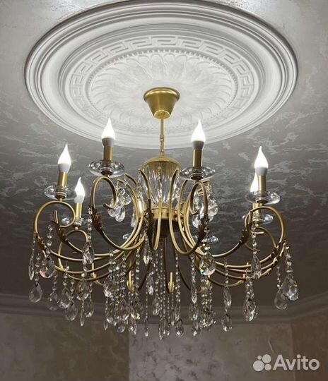 Люстра хрусталь новая люстры