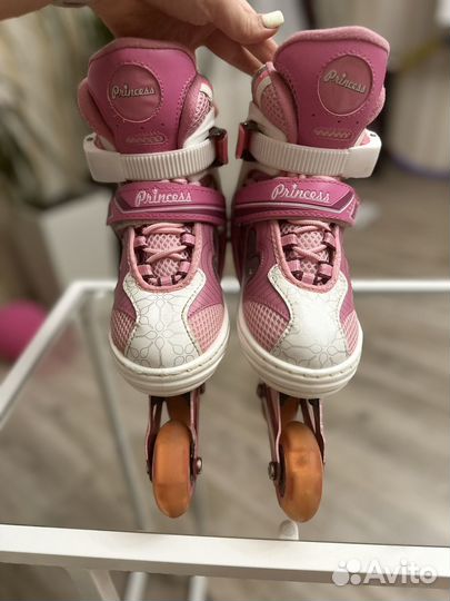 Роликовые коньки детские раздвижные р.30-33