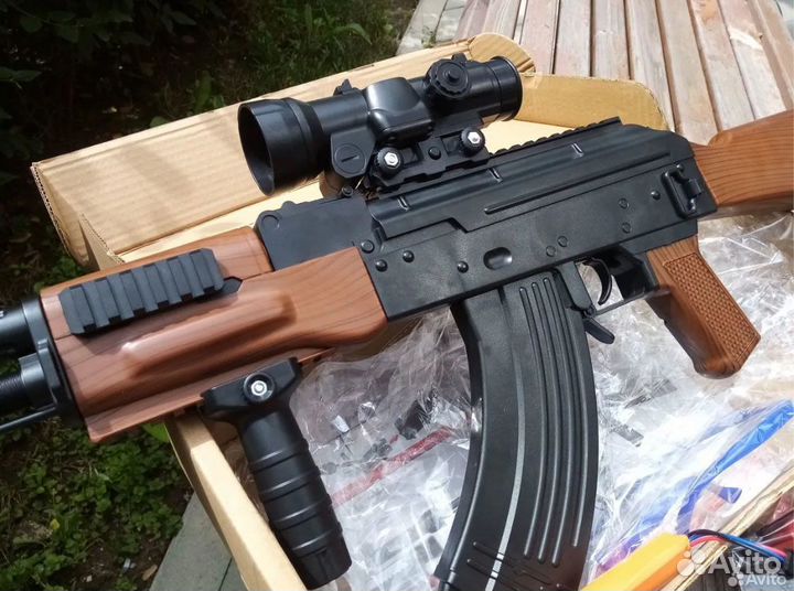 Автомат на орбизах Ак74 ак47 Ак74М orbeez