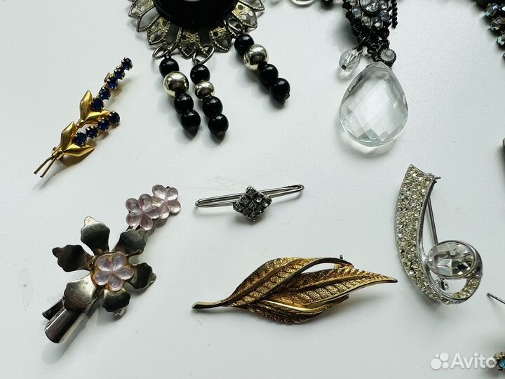 Бижутерия СССР Брошки