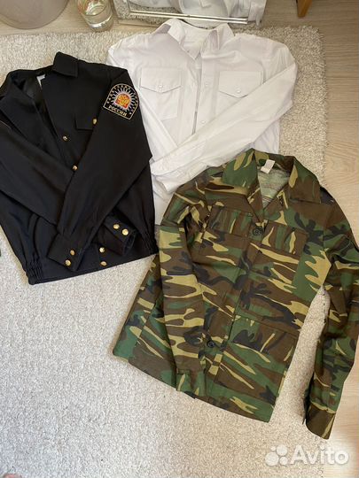 Кадетская форма (брюки, кителя, рубашки)