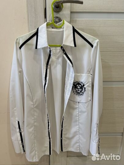 Рубашка школьная новая для девочки, 170 см