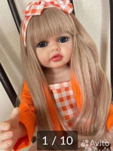 Кукла реборн силиконовая, можно купать