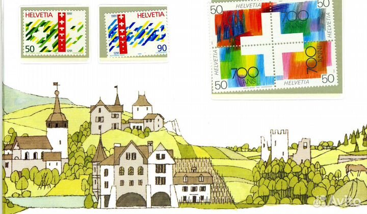 Марки Швейцарии