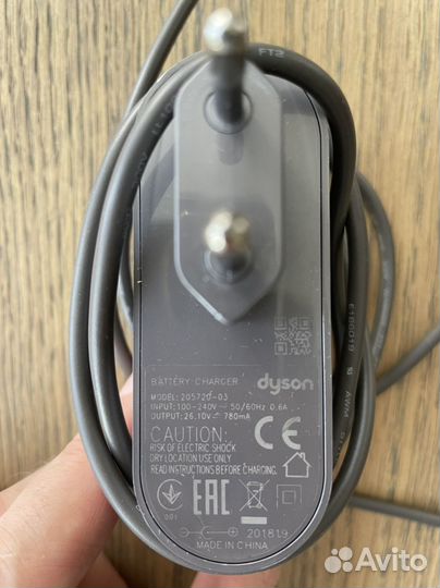 Зарядное устройство для пылесоса dyson SV03