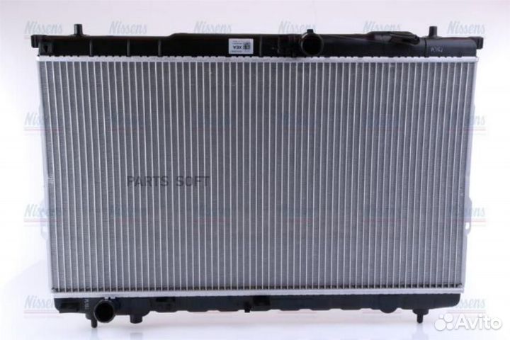 Nissens 67031 Радиатор двигателя hyundai santa FE