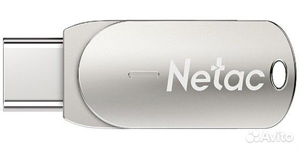 Флешка 32GB Netac USB 3.2 + Type-C (Metall)