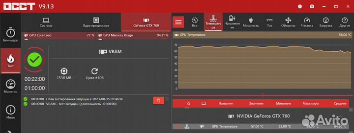 Видеокарта GTX 760 2gb gddr5