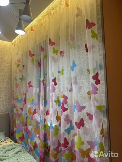 Бесподобная тюль для девочки в детскую. Италия