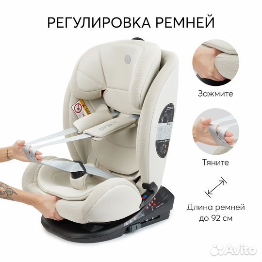 Автокресло Happy Baby orex isofix тёмно-синий