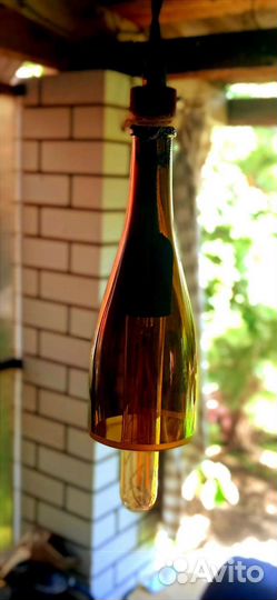 Люстры светильник из винных бутылок