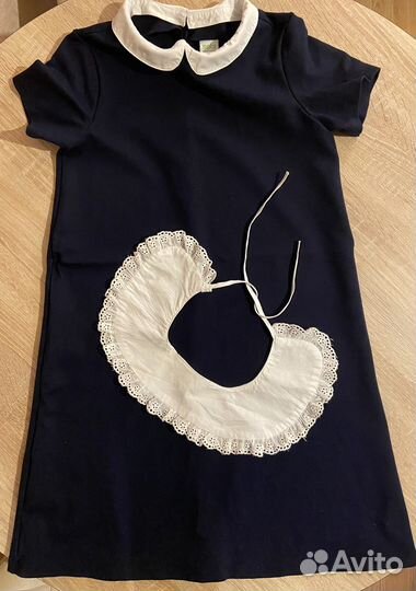 Платье школьное синее «Sela” 146