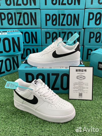 Nike Air Force 1 White Black Оригинал