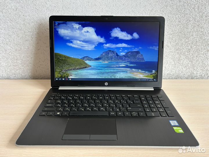 Ноутбук HP 15.6 Full HD i3-7020U 10Гб DDR4 MX110