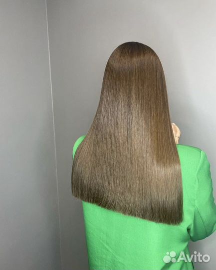 Кератиновое выпрямление