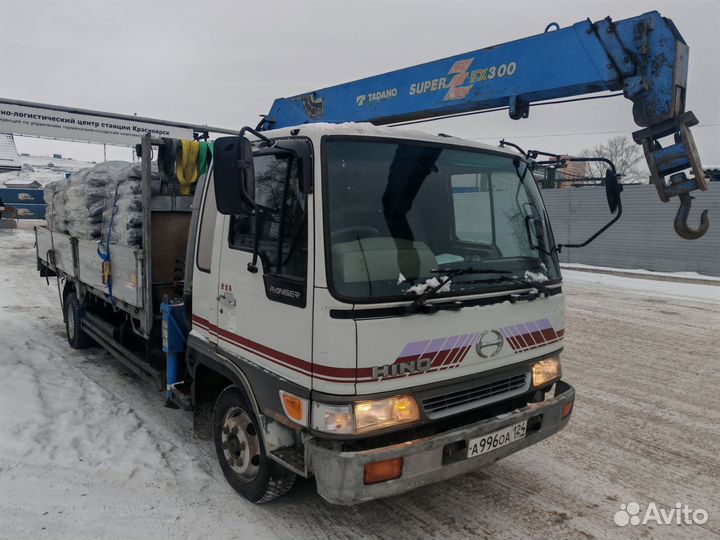 Аренда и услуги манипулятора борт 5т стрела 3т