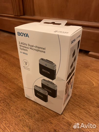 Петличный беспроводной микрофон Boya BY-M1V2 новый