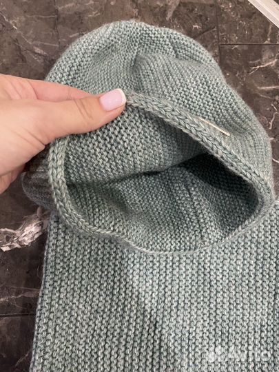 Шапка и шарф комплект зима