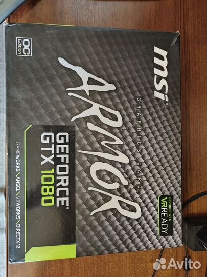 Видеокарта GTX 1080 8gb msi