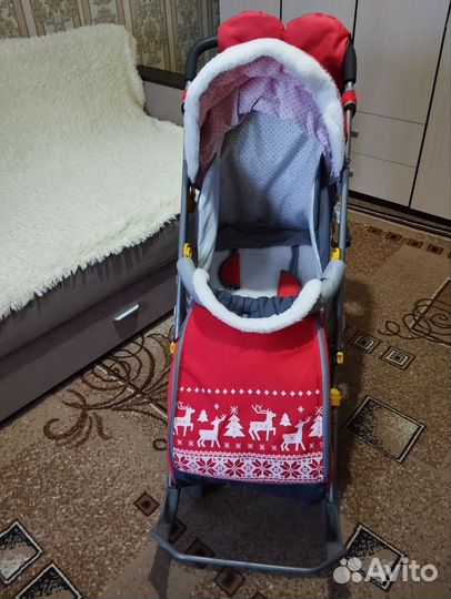 Санки коляска ника