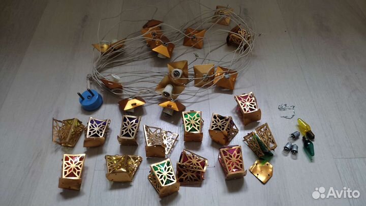 Гирлянда Золотой фонарик