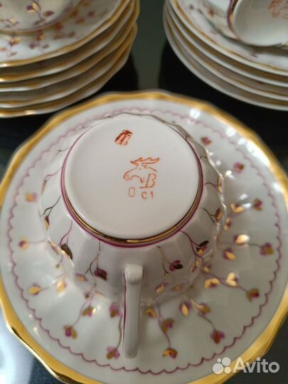 Чайный сервиз Вербилки СССР