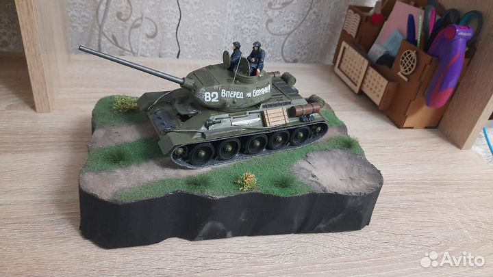 Сборная модель танка т-34