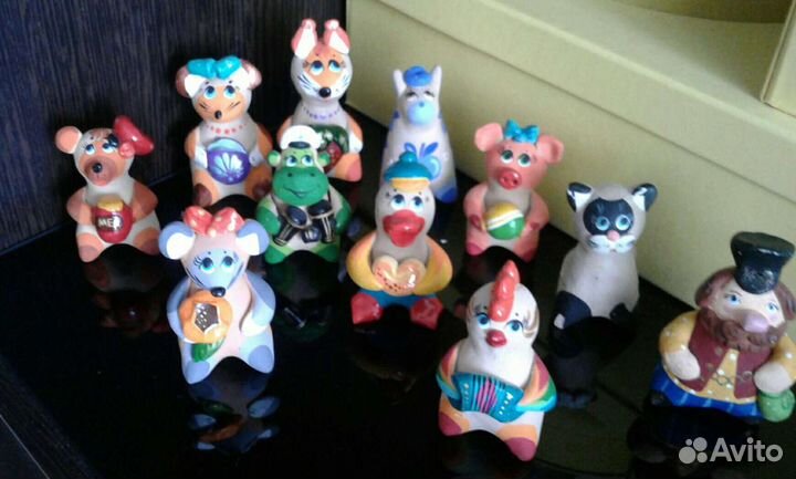 Глиняные свистульки - коллекция.Торг