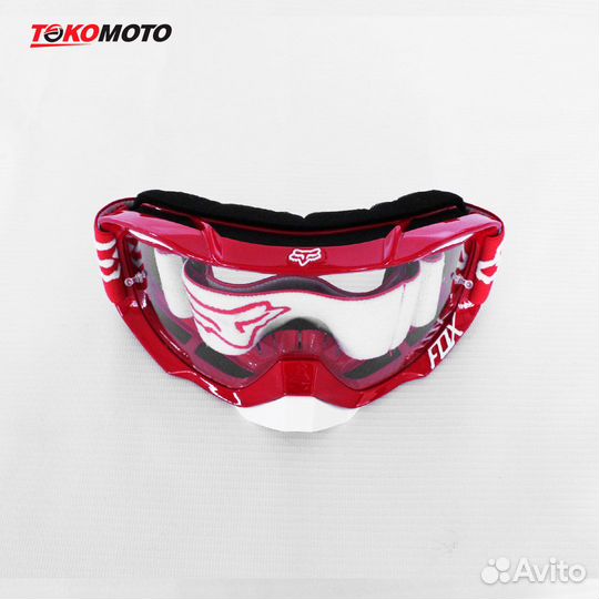 Очки кроссовые FOX Красные 2